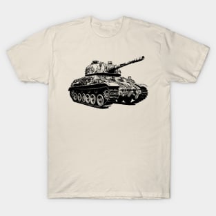 Tank Vintage // Pencil Sketch T-Shirt